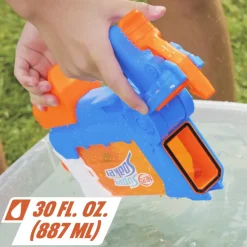 Nerf Super Soaker Flip Fill, Soaker Con 4 Stili Di Spruzzo, Riempimento Rapido, Serbatoio Da 887 Mm, Giochi D'Acqua
