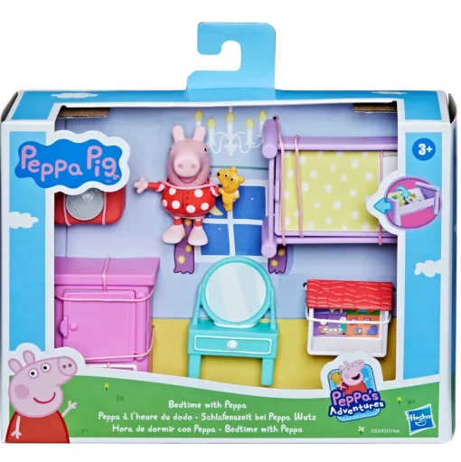 Peppa Pig Gli Spazi Di Peppa Pig, Set Di Accessori Giocattolo Con Il Personaggio Di Peppa Pig E 5 Accessori, Per Bambini Dai 3 Anni In Su