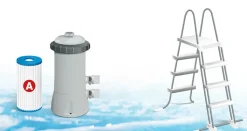 Piscina Prisma Metal Frame 400X200X122 Cm Con Pompa Filtro