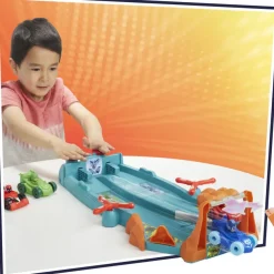 Pj Masks Super Pigiamini, Pista Delle Macchinine, Playset Con Pista E 4 Macchine Pj Masks, Per Bambini Dai 3 Anni In Su