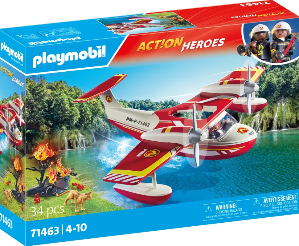 Playmobil 71463 Idrovolante Dei Pompieri Per Bambini Dai 4 Anni