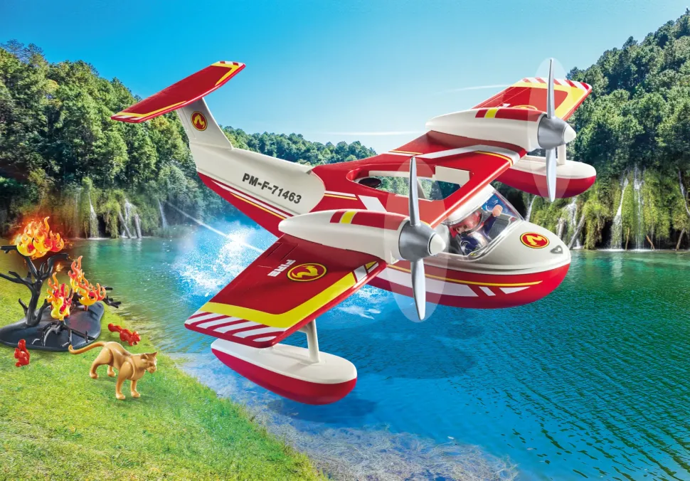 Playmobil 71463 Idrovolante Dei Pompieri Per Bambini Dai 4 Anni