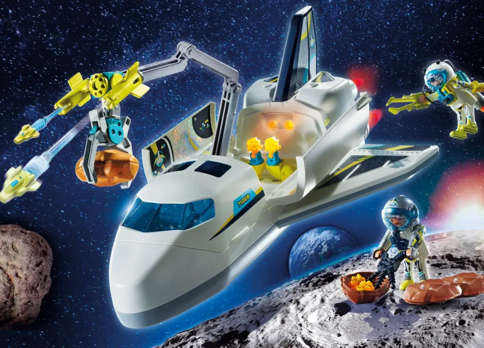 Playmobil 71368 Promopack Shuttle Spaziale Per Bambini Dai 4 Anni