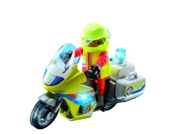 Playmobil City Life 71205 Soccorritore Con Moto Per Bambini Dai 4 Anni In Su