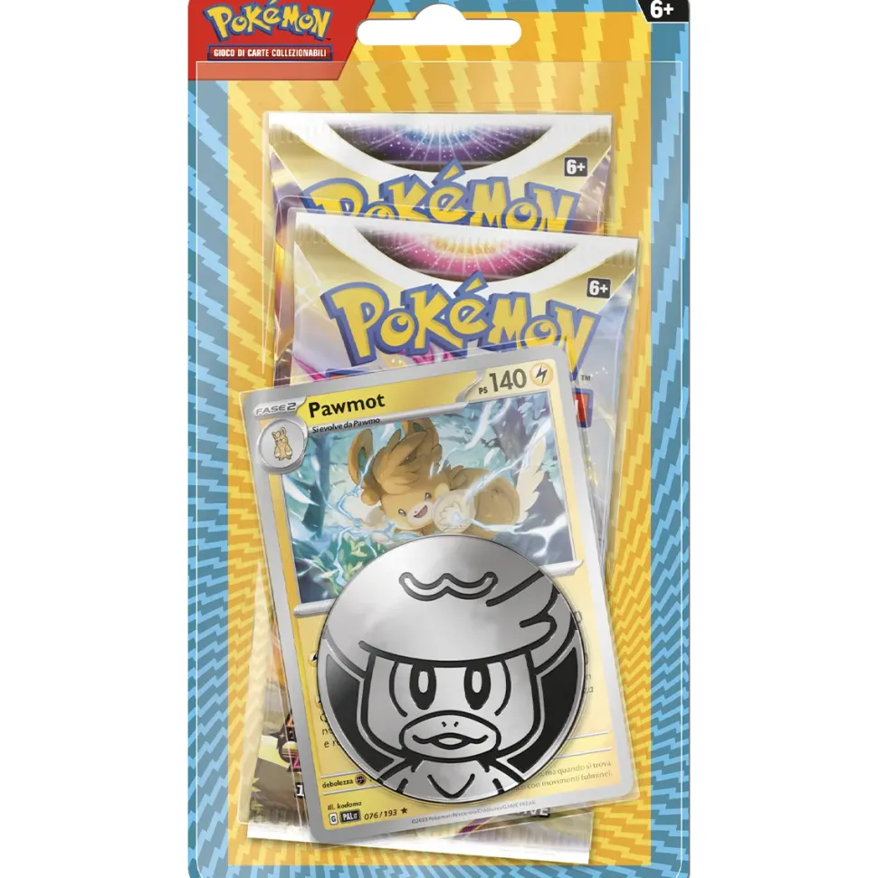 Pokemon Blister 2 Buste E Moneta