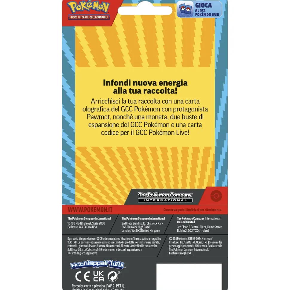 Pokemon Blister 2 Buste E Moneta