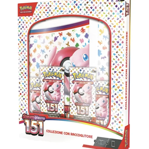 Pokemon Scarlatto E Violetto 151 Collezione Con Raccoglitore