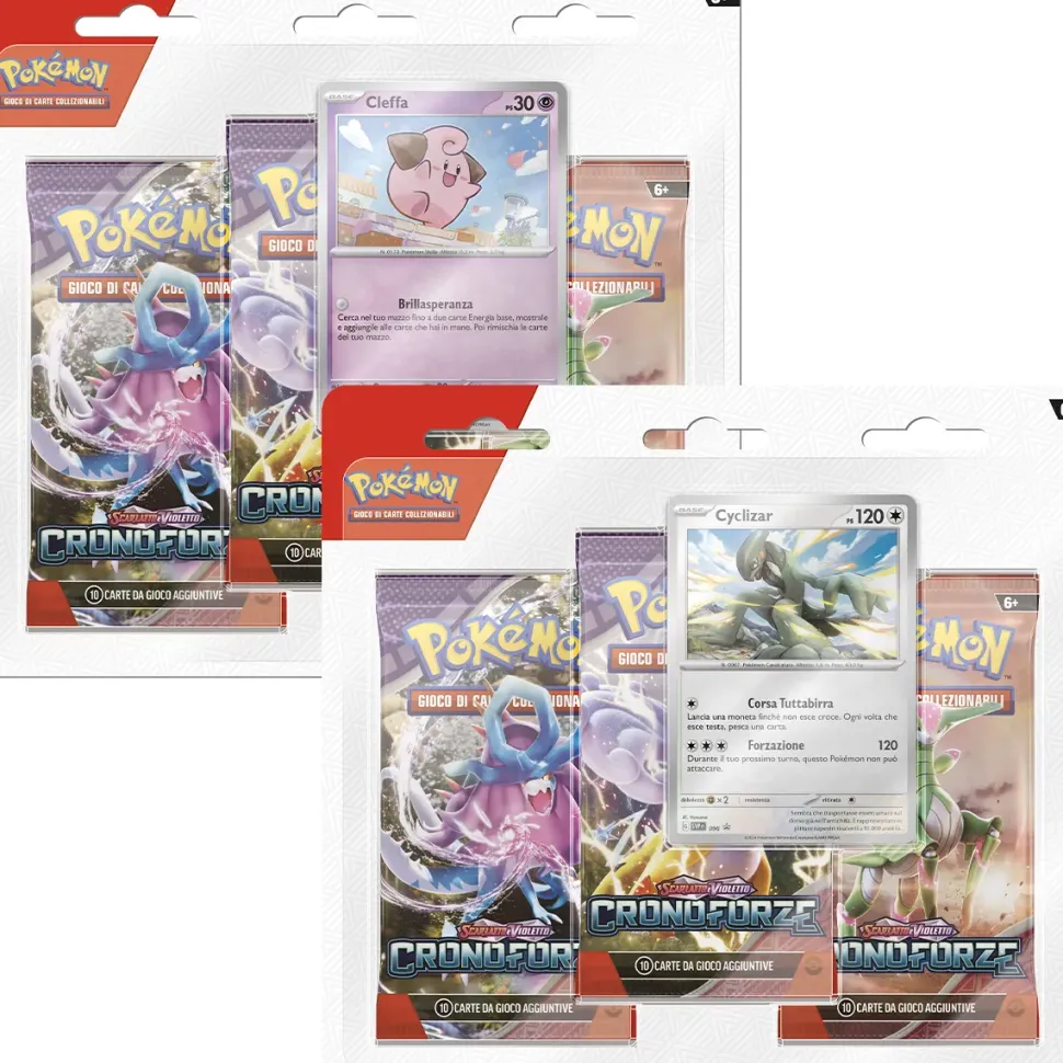 Pokemon Scarlatto E Violetto Cronoforze Blister 3 Pack