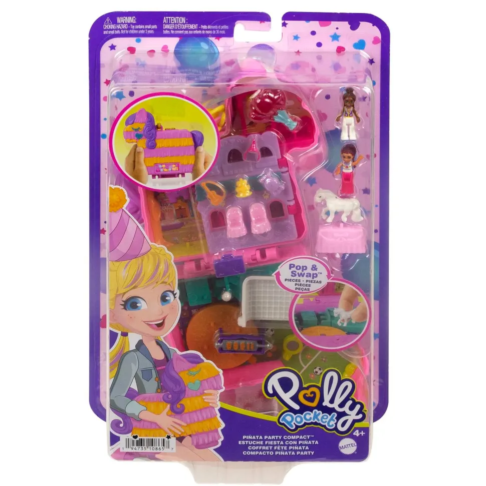 Polly Pocket Cofanetto Playset Festa Con La Pinata