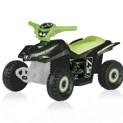 Quad Elettrico Per Bambini Grandi Ruote, Stabilita E Guida Realistica Fino A 2,7 Km/H Peso Massimo Supportato 50 Kg Disponibile In Due Varianti