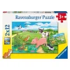Ravensburger 2 Puzzle 12 Pezzi Fattoria