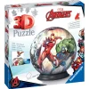 Ravensburger 3D Puzzle Avengers, Puzzle Ball, 72 Pezzi, 6+ Anni