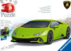 Ravensburger 3D Puzzle Lamborghini Huracan Evo Verde, 108 Pezzi, 8+ Anni