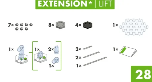 Ravensburger Gravitrax Lift, Gioco Innovativo Ed Educativo Stem, 8+ Anni, Accessorio