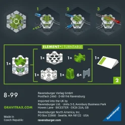 Ravensburger Gravitrax Professional Turntable Cambiadirezione, Gioco Innovativo Ed Educativo Stem, 8+ Anni, Accessorio