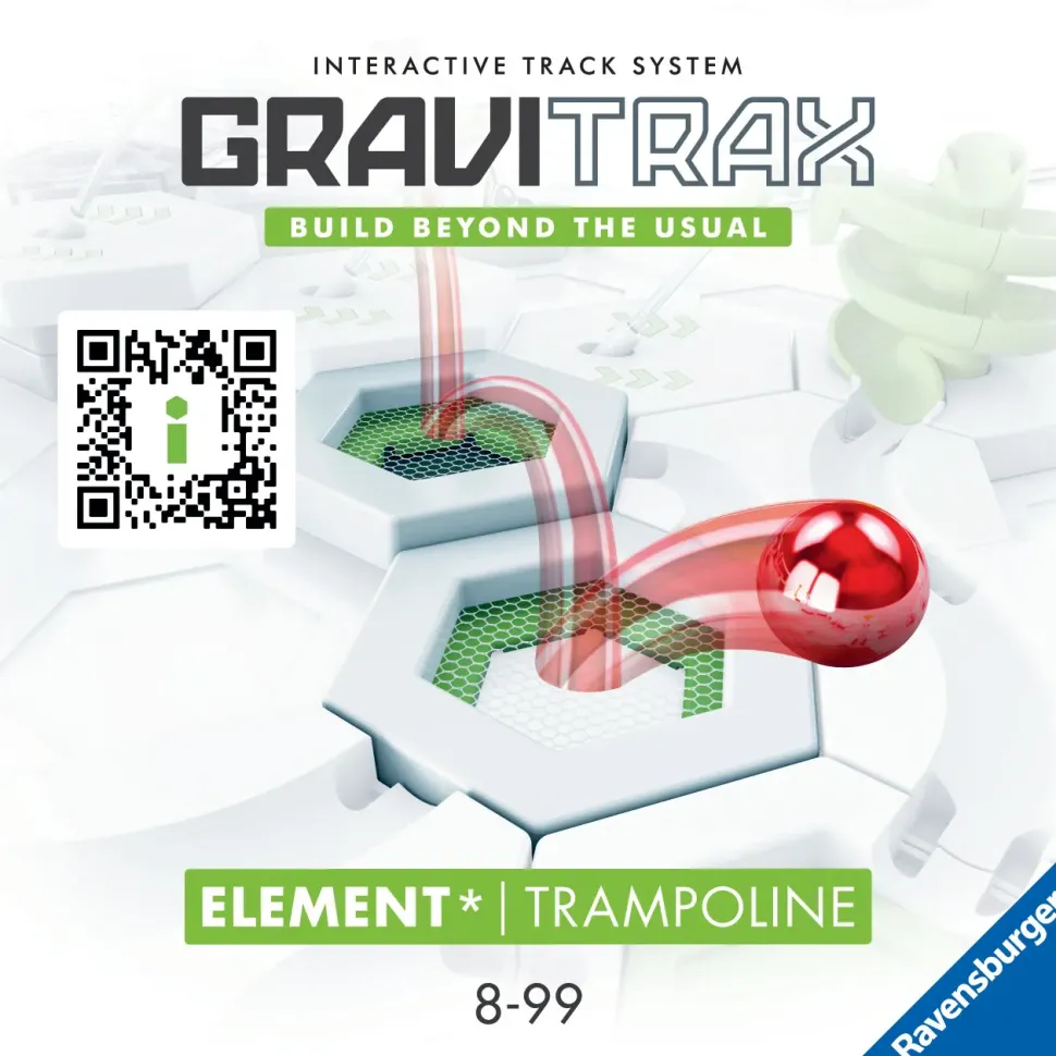 Ravensburger Gravitrax Trampoline, Gioco Innovativo Ed Educativo Stem, 8+ Anni, Accessorio