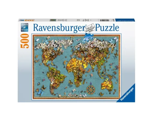 Ravensburger Puzzle 500 Pezzi Mondo Di Farfalle