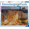Ravensburger Puzzle Dipinto Di Madrid, La Gran Via, 1000 Pezzi, Puzzle Adulti