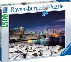 Ravensburger Puzzle Inverno A New York, 1500 Pezzi, Puzzle Adulti