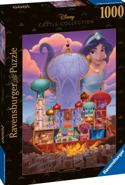 Ravensburger Puzzle Jasmine Disney Castles, Collezione Disney Collector'S Edition, 1000 Pezzi, Puzzle Adulti
