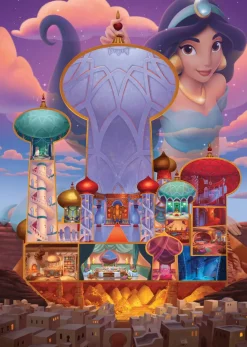 Ravensburger Puzzle Jasmine Disney Castles, Collezione Disney Collector'S Edition, 1000 Pezzi, Puzzle Adulti