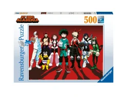 Ravensburger Puzzle My Hero Academia, 500 Pezzi, Puzzle Adulti