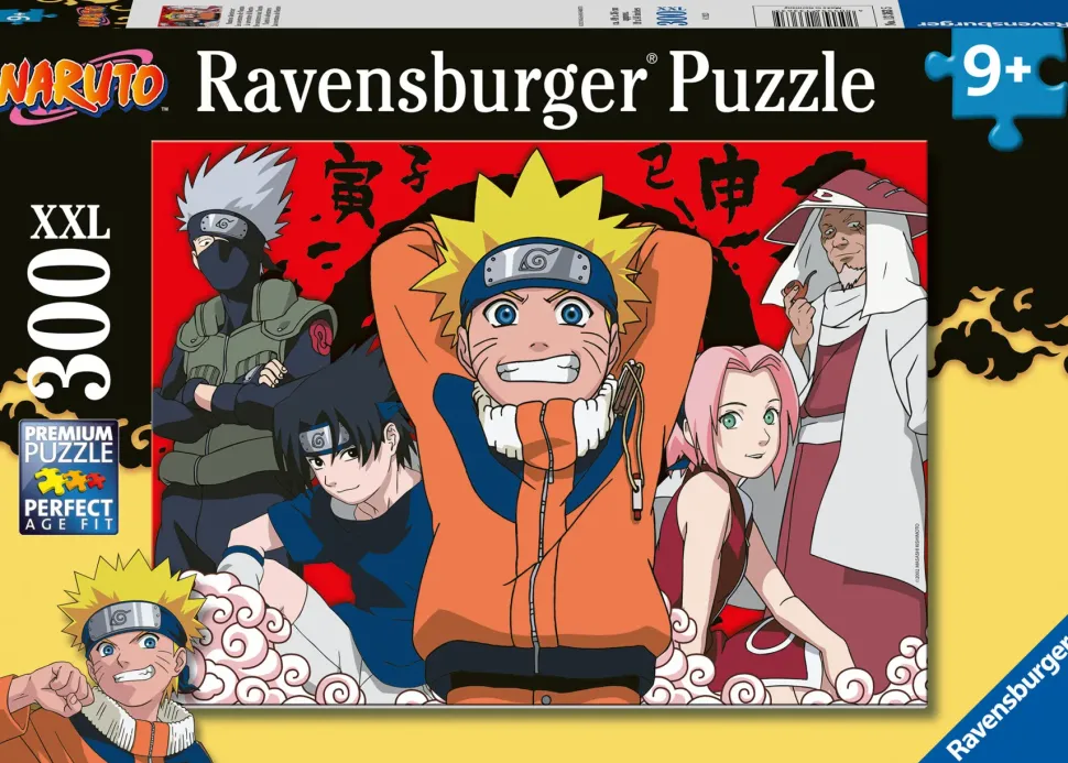 Ravensburger Puzzle Naruto, 300 Pezzi Xxl, Eta Raccomandata 9+ Anni