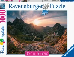 Ravensburger Puzzle Sierra De Tramuntana, Indonesia, Collezione Beautiful Mountains, 1000 Pezzi, Puzzle Adulti