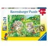 Ravensburger Puzzle 2X24 Pezzi Dolci Koala E Panda