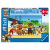 Ravensburger Puzzle 2X24 Pezzi Paw Patrol A