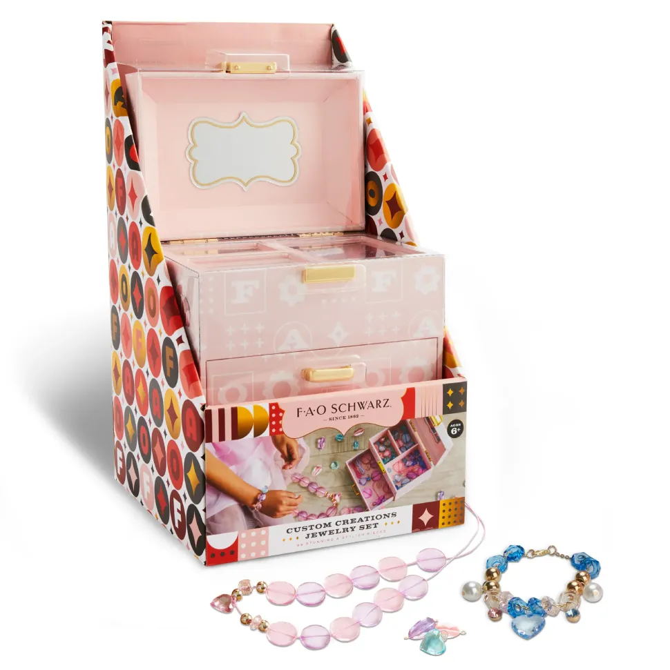 Scatola Portagioie Con Kit Gioielleria Fai Da Te