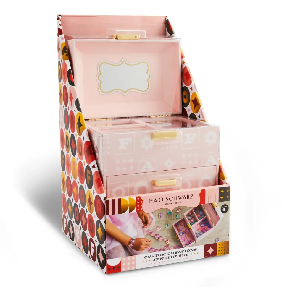 Scatola Portagioie Con Kit Gioielleria Fai Da Te