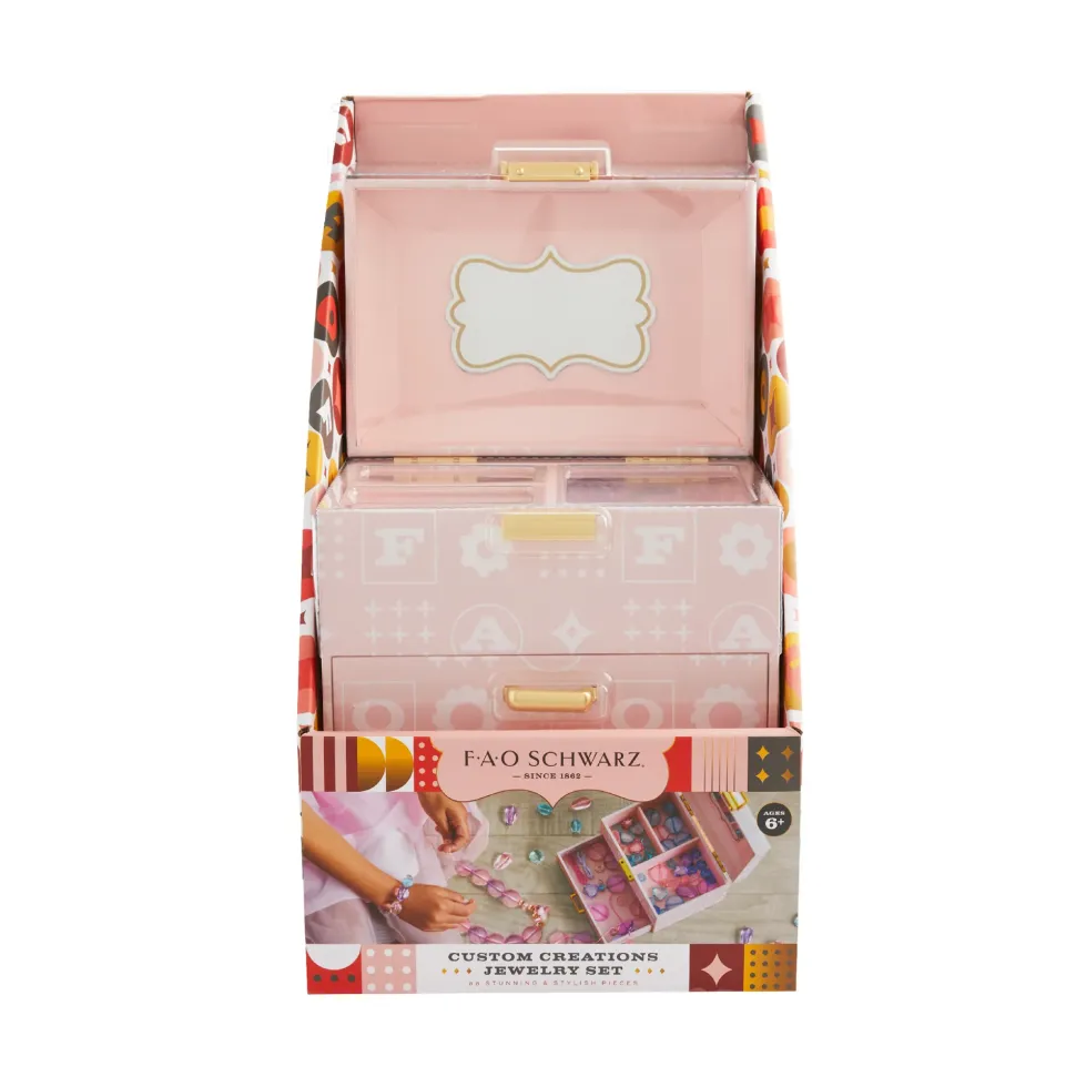 Scatola Portagioie Con Kit Gioielleria Fai Da Te