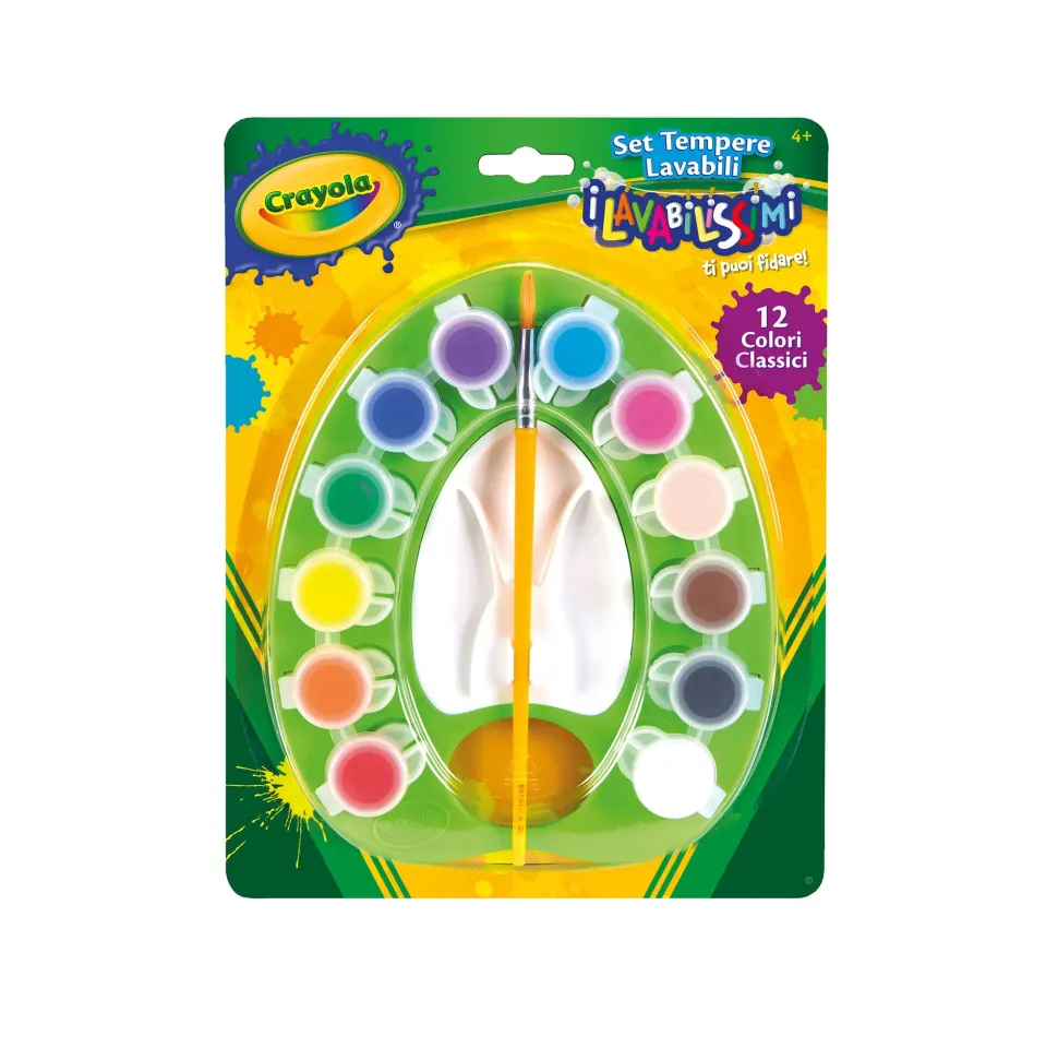 Set 12 Tempere Ultra Lavabili I Lavabilissimi Crayola