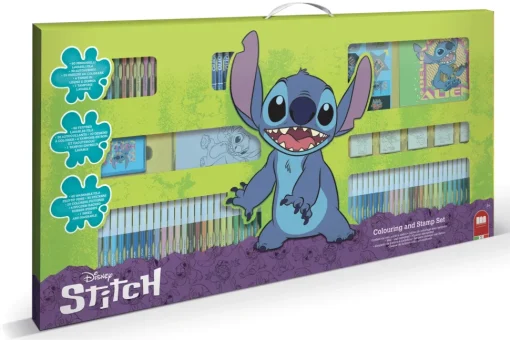 Set Mega Maxi Coloring Stitch Attivita Creativa Con Timbri E Colori