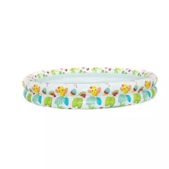 Set Piscina Barriera Corallina A 2 Anelli Cm. 122 20. Include: Pallone Cm. 41 E Salvagente Cm. 51