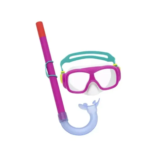 Set Snorkeling Freestyle, 7-14 Anni, 2 Colori Assortiti, Protezione Uv, Lenti In Policarbonato