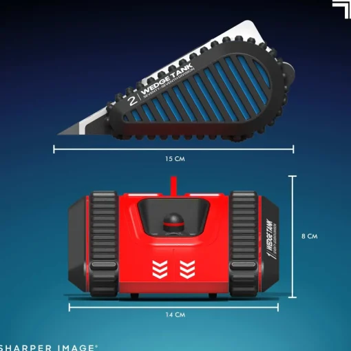 Sharper Image Pack Con Due Carri Armati Radiocomandati Battle Track