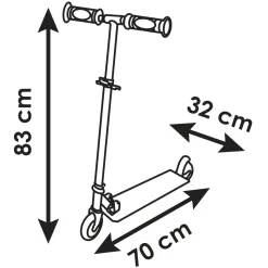 Smoby Monopattino 2 Ruote Di Gabby'S Dollhouse Con Manubrio Regolabile