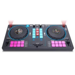 Station Mixer 14In1 Diventa Il Re Della Festa Con La Console Dj: Mixer E Remixer Con 16 Loop Audio, Collegamento A Dispositivi, 2 Giradischi Con Scratch, Bass Booster E Effetti Sonori Goditi Un'Esperienza Di Mixaggio Unica!