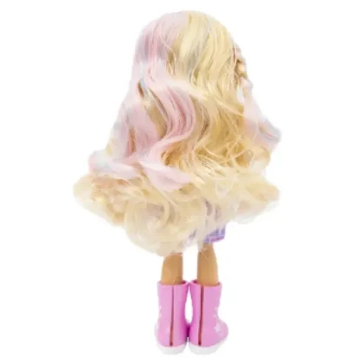 Unique Eyes Bambola Articolata 25Cm, Con Occhi Grandi Magici E Profondi, Segue Il Tuo Sguardo, Rebecca Fashion Doll Cantante Estroversa